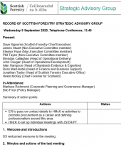 SAG meeting minutes September 2020